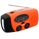 Nødradio med lommelygte og powerbank Bærbar AM/FM-radio Trådløs radio LED-lommelygte Powerbank 2000mAh 14,5 x 7,8 x 5 cm Vandtæt 4