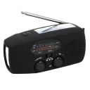Nødradio med lommelygte og powerbank Bærbar AM/FM-radio Trådløs radio LED-lommelygte Powerbank 2000mAh 14,5 x 7,8 x 5 cm Vandtæt 1