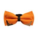 Nœud papillon double pour homme avec bord métallique Accessoire de mode élégant Design luxueux Style formel Matériau de qualité 14