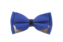 Nœud papillon double pour homme avec bord métallique Accessoire de mode élégant Design luxueux Style formel Matériau de qualité Pour les mariages bals soirées Smoking Costume 4