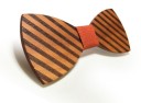 Nœud papillon en bois avec bande gravée J644 11