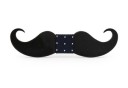 Nœud papillon en bois en forme de moustache J647 3