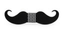 Nœud papillon en bois en forme de moustache J647 7