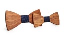 Nœud papillon en bois - homme + enfant J639 5