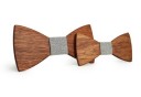 Nœud papillon en bois - homme + enfant J639 11