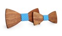 Nœud papillon en bois - homme + enfant J639 2
