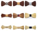 Nœud papillon en bois J640 1