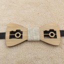 Nœud papillon en bois pour garçon T1497 3