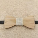 Noeud papillon en bois pour garçon T1498 2