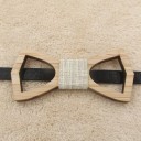 Noeud papillon en bois pour garçon T1498 5