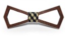 Noeud papillon en bois sculpté J649 7