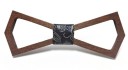 Noeud papillon en bois sculpté J649 11