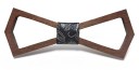 Noeud papillon en bois sculpté J649 4