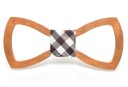 Nœud papillon en bois sculpté J650 17