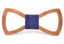 Nœud papillon en bois sculpté J650 20