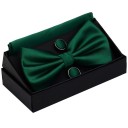 Nœud papillon pour homme, pochette et boutons de manchette T1309 13