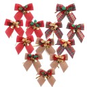 Nœuds décoratifs de Noël 12 pcs 1