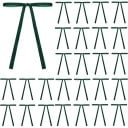 Nœuds en velours de Noël Ensemble de 10 pièces Nœuds attachés 12,7 x 17,8 cm Velours Décorations pour arbre de Noël Couronne et cadeaux 8