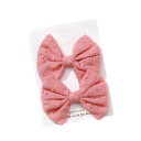 Noeuds pour cheveux 2 pcs Épingles à fleurs brodées 6,4 x 3,8 cm Accessoires capillaires élégants Décoration florale pour cheveux Coiffure stylée 10