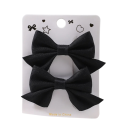 Noeuds pour cheveux épingles 2 pcs 6,4 x 3,8 cm Accessoire élégant pour cheveux Noeuds stylés pour filles et femmes Épingles à cheveux classiques Joli ornement 1