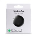 Nøglefinder til iPhone 1 stk Apple Find My Smart tag med lydafspilning og påmindelse Grå Til kæledyr, bagage og pung 1