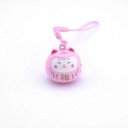 Nøglevedhæng 8 cm Japansk lykkekat Maneki Neko Kobber dekoration Talisman for held til nøgler Taske 5