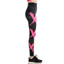 Női 3D leggings nyomtatással - fekete 7