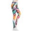 Női 3D leggings színes levelekkel 2