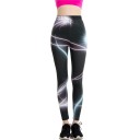 Női 3D leggings világos motívummal 3