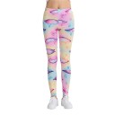 Női 3D-s leggings, csepegő víz nyomával 1