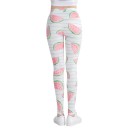 Női 3D-s leggings görögdinnye nyomtatással 3