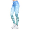 Női 3D-s leggings - havas táj 2