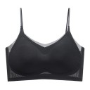 Női bevarrás nélküli melltartó vékony pántokkal és perforált kosarakkal nylon elasztán nélkülözi a merevítőt a mindennapi viselethez 4