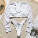 Női bikini hosszú ujjú P623 5