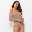 Női body csupasz vállakkal B749 4