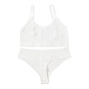 Női bordázott alsónemű szett bralette melltartó nélkülözi a merevítőt rugalmas alsó szegéllyel és tanga széles derékkal 12