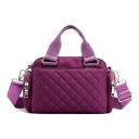 Női crossbody táska Steppelt rombusz minta Két rövid fül és széles állítható pánt Nylon és poliészter 25 x 16 x 11 cm 3