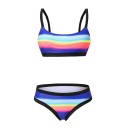 Női csíkos bikini P1105 6