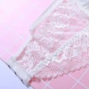 Női csipkés bralette melltartó eltávolítható párnákkal Kapcsos záródás Széles csipkés szegély Poliészter és spandex Egy méret 9