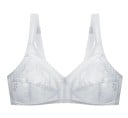 Női enyhén párnázott melltartó nagyobb mellekhez Virágmintás kosarak Állítható pántok Kapcsos zárás Pamut és nylon 2