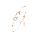 Női finom karkötő strasszokkal 1