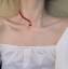 Női finom nyaklánc gyöngyökkel 8