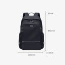 Női hátizsák 15,6 hüvelykes laptophoz és tablet zseb Méretek 28,5 x 43 x 14 cm Oxford nylon Fekete Iskolába és utazásokra 2