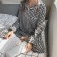 Női kockás pizsama P2662 1