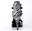 Női körömcipő zebra mintával 1