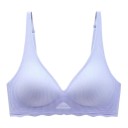 Női melltartó merevítő nélkül, formázott kosarakkal, elasztán, nylon, kényelmes, sima kivitel, alkalmas mindennapi, diszkrét viselethez 1
