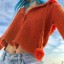Női rövid kapucnis pulóver 3