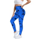 Női sport varrat nélküli leggings magas derekú batikolt mintás rugalmas hosszú edzőleggings karcsúsított fitneszruházat 3