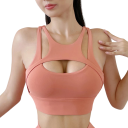 Női sportmelltartó Push up hatású sportfelső Légáteresztő sportmelltartó 10