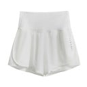 Női sportos rövidnadrág Magas derék Zsebekkel Egyszínű Kivitel Poliészter Spandex Rugalmas funkcionális rövidnadrág futáshoz fitneszhez 5